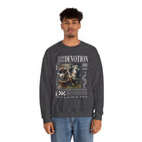 Fearless Devotion Unisex Heavy Blend Crewneck Sweatshirt Courage Loyalty Commitment Graphic Streetwear Pullover