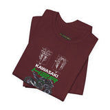 Kawasaki Ninja H2R Inspired Hyperbike Graphic Unisex Heavy Cotton Tee Streetwear Racing Style Motorcycle Art Shirt for Speed Lovers and Track Enthusiasts