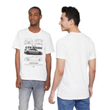 Silver Performance Coupe Artwork Unisex Heavy Cotton Tee High Speed Inspired Streetwear Graphic Shirt For Car Enthusiasts And Urban Lifestyle Fans
