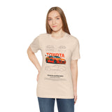 Legendary Orange Street Racer Blueprint Tee Unisex Heavy Cotton Retro Tuner Car Art Graphic Shirt for Enthusiasts