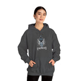 Existence Dystopian Society Cyborg Unisex Heavy Blend Hooded Sweatshirt Futuristic Sci Fi Robotic Graphic Cyberpunk Streetwear Hoodie