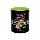 You Can Be Whatever Motivational Coffee Mug Ceramic White Accent Mug Bold Floral Empowerment Design Daily Reminder Positive Energy Drinkware Perfect Gift for Dreamers Friends Office and Home