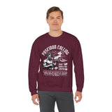 Poseidon Calling Greek God Ocean Waves Graphic Unisex Heavy Blend Crewneck Sweatshirt Surf Streetwear Coastal Vibes