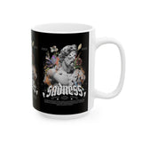Sadness Ceramic Mug Coffee Cup Greek Statue Art Design Emotional Aesthetic Gothic Vintage Streetwear Artistic Expression Unique Gift For Art Lovers