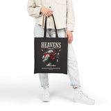 Heavens Hallucinations Cotton Canvas Tote Bag Artistic Floral Graphic Bold Streetwear Inspired Design Durable Eco Friendly Everyday Carry Bag for Books Groceries Travel Gift