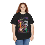 Jocker Sinister Grin Unisex Heavy Cotton Tee Gothic Streetwear Bold Horror Art Design Dark Psychological Graphic Shirt For Fearless Souls And Creative Collectors