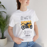 Honda CBR Superbike Blueprint Racing Motorcycle Graphic Tee Sport Bike Track Design T Shirt For Riders Speed Lovers Motorsport Streetwear Gift