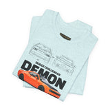 Firestorm Muscle Car Blueprint Design Unisex Heavy Cotton Tee Powerful Retro Performance Art Shirt for Streetwear Lovers & Collectors