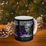 Historical Greek Roman Statue Art Print Ceramic Mug Unisex Premium Coffee Tea Cup With Classical Aesthetic Design