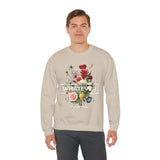 You Can Be Whatever Motivational Crewneck Sweatshirt Comfortable Unisex Pullover Bold Floral Empowerment Design Streetwear Positive Vibes Cozy Everyday Wear Perfect Gift for Dreamers Friends and Free Spirits
