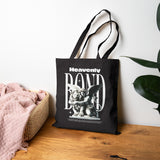 Heavenly Bond Cotton Canvas Tote Bag Angel And Lion Statue Spiritual Artistic Graphic Shopper Bag Durable Reusable Eco Friendly Streetwear Bold Fashion Accessory