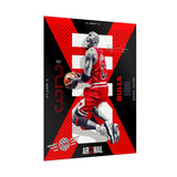 Air Ascent Glossy Poster Collector Edition Bold Motivational Wall Art Red Black Athletic Energy Modern Design For Gym Rooms Studios Offices And Ambitious Dreamers