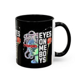 Eyes On Me Boys Medusa Accent Coffee Mug 11oz 15oz Mythological Streetwear Bold Empowerment Design Perfect Gift for Coffee Lovers Friends Birthdays Daily Motivation
