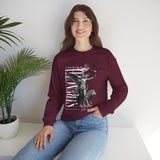 Inspire Strength Ignite Courage Unisex Crewneck Sweatshirt Premium Motivational Streetwear Bold Statue Graphic