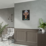 Grumpy Street Legend Poster Bold Comic Art Print Expressive Urban Character Artwork Vibrant Caricature Design Perfect for Bedroom, Studio, or Office Wall Décor Gift for Art Lovers and Street Culture Fans