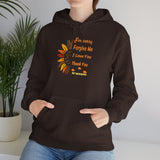 Unisex Ho’oponopono Sunflower Hoodie Heavy Blend Pullover Sweatshirt Healing Affirmation Spiritual Gratitude Mindfulness Positive Energy Streetwear