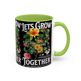 Heart Flower Accent Coffee Mug Bold Anatomical Heart Floral Design Motivational Ceramic Cup Empowering Symbol of Love Strength and Vitality Perfect Gift for Coffee Lovers Friends Birthdays Office Desk and Cozy Tea Moments