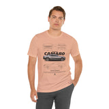 Iconic High Performance Muscle Car Blueprint Art Unisex Heavy Cotton Tee Premium Streetwear For Car Lovers Gearheads Collectors And Everyday Style