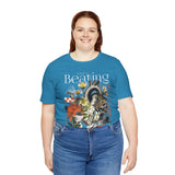 My Heart Is Beating Floral Anatomy Collage Unisex Jersey Short Sleeve Tee Abstract Vintage Graphic Artistic Streetwear Statement T Shirt