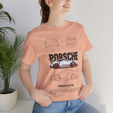 High Performance Track Racer Blueprint Art Unisex Heavy Cotton Tee Streetwear Motorsport Enthusiast Graphic Shirt