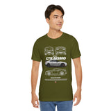 Silver Performance Coupe Artwork Unisex Heavy Cotton Tee High Speed Inspired Streetwear Graphic Shirt For Car Enthusiasts And Urban Lifestyle Fans