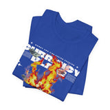 Currency Blaze Burning Money Graphic Unisex Jersey Short Sleeve Tee Bold Streetwear Flame Cash Statement T Shirt Urban Fashion