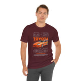 Legendary Turbo JDM MK4 Street Racer Unisex Heavy Cotton Tee Retro Tuner Car Graphic Shirt