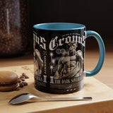 Cronus The Dark Sovereign Accent Coffee Mug 11oz 15oz Greek Mythology Statue Graphic Gothic Streetwear Bold Artistic Ceramic Cup