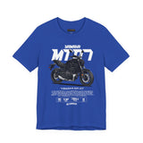 Yamaha MT 07 Inspired Naked Bike Motorcycle Graphic Unisex Heavy Cotton Tee Premium Streetwear T Shirt for Riders Bikers Moto Enthusiasts Everyday Wear