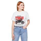Italian Supermoto Inspired Hypermotard Style Motorcycle Graphic Unisex Heavy Cotton Tee Premium Racing Streetwear T Shirt for Riders Bikers Enthusiasts and Everyday Wear