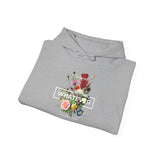 You Can Be Whatever Motivational Hoodie Comfortable Unisex Sweatshirt Bold Floral Empowerment Design Streetwear Positive Vibes Cozy Everyday Wear Perfect Gift for Dreamers Friends and Free Spirits