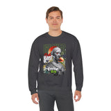 Wicked Supreme Unisex Heavy Blend Crewneck Sweatshirt Statue Art Graphic Pullover Bold Supreme Inspired Streetwear Vintage Aesthetic Fashion