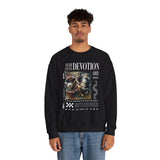 Fearless Devotion Unisex Heavy Blend Crewneck Sweatshirt Courage Loyalty Commitment Graphic Streetwear Pullover