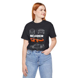 Orange Hypercar Blueprint Unisex Heavy Cotton Tee High Detail Automotive Art Streetwear Graphic for Car Enthusiasts and Daily Wear