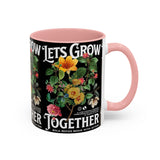 Heart Flower Accent Coffee Mug Bold Anatomical Heart Floral Design Motivational Ceramic Cup Empowering Symbol of Love Strength and Vitality Perfect Gift for Coffee Lovers Friends Birthdays Office Desk and Cozy Tea Moments