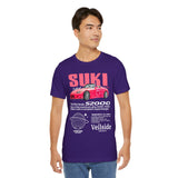 Pink Custom Roadster Blueprint Art Unisex Heavy Cotton Tee Retro Tuner Inspired Streetwear Graphic Shirt for Car Lovers and Daily Casual Wear