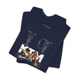 KTM 250 EXC Dirt Bike Blueprint Unisex Heavy Cotton Tee Motocross Enduro Racing Inspired Graphic T Shirt For Riders And Adventure Lovers
