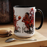 Legends On Court Ceramic Mug Basketball Gift For Sports Fans Gym Lovers Urban Lifestyle Drinkware Bold Streetwear Design Perfect For Coffee Tea And Everyday Motivation