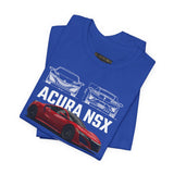 Japanese Hybrid Supercar Inspired Graphic T Shirt Modern NSX Style Performance Car Art Automotive Streetwear Unisex Tee High Speed Racing Lifestyle Shirt for Car Enthusiasts