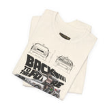 Futuristic Retro Sci Fi Time Travel Car Blueprint Art Unisex Heavy Cotton Tee Premium Streetwear For Vintage Car Lovers Collectors And Enthusiasts