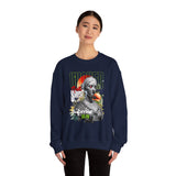 Wicked Supreme Unisex Heavy Blend Crewneck Sweatshirt Statue Art Graphic Pullover Bold Supreme Inspired Streetwear Vintage Aesthetic Fashion