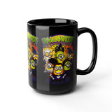 Halloween Cartoon Monsters Ceramic Mug Spooky Coffee Cup for Halloween Lovers Fun Fall Drinkware Gift for Home Office and Cozy Evenings