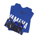 R3 Inspired Sport Motorcycle Art Unisex Heavy Cotton Tee Dynamic Streetwear Graphic for Riders and Moto Enthusiasts
