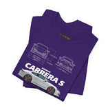 European Performance Sports Car Inspired Graphic T Shirt Classic Rear Engine Coupe Style Automotive Art Racing Streetwear Unisex Tee High Speed Luxury Car Culture Design Shirt for Auto Enthusiasts