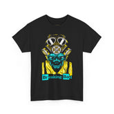 Breaking Bad Toxic Genius Neon Gas Mask Skull Unisex Heavy Cotton Tee Bold Streetwear Graphic T-Shirt For Rebels Artists And Visionaries With Cyberpunk Science Aesthetic