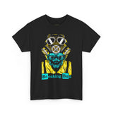 Breaking Bad Toxic Genius Neon Gas Mask Skull Unisex Heavy Cotton Tee Bold Streetwear Graphic T-Shirt For Rebels Artists And Visionaries With Cyberpunk Science Aesthetic