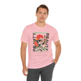 Beauty of Art Floral Collage Unisex Jersey Short Sleeve Tee Vintage Aesthetic Graphic Fashion Artistic Statement Streetwear T Shirt