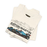 Single Seater Racing Car Artwork Unisex Heavy Cotton Tee High Speed Inspired Streetwear Graphic Shirt For Motorsport Fans And Performance Enthusiasts