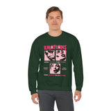 Emotions Speak Louder Than Words Graphic Unisex Heavy Blend Crewneck Sweatshirt Streetwear Art Fashion Statement Pullover