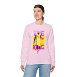 The Court Monarch Unisex Sweatshirt Motivational Basketball Streetwear Bold Athletic Pullover for Champions Dreamers and Sports Lovers